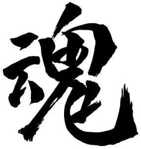 魂 — Tamashii, soul in Japanese